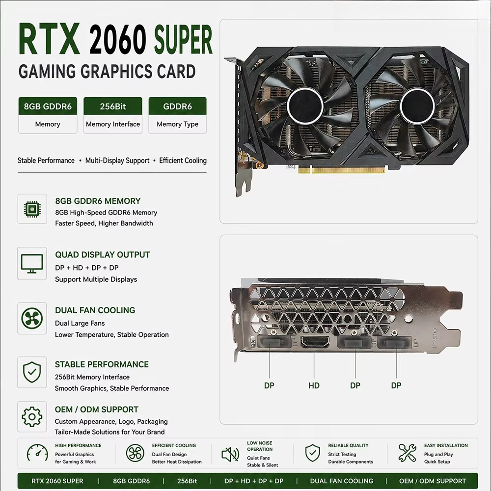 Pc Gaming Rtx - Graphics Card RTX 2060 Super 8GB