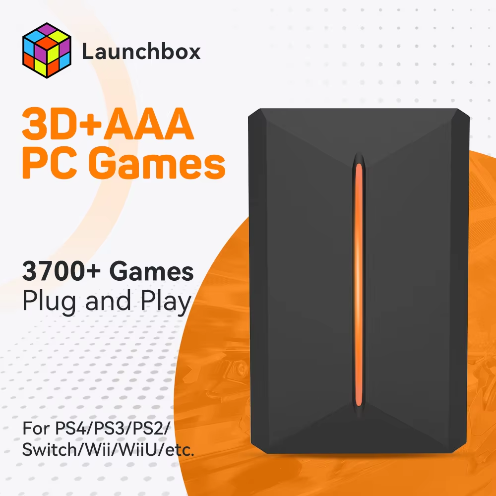 Pc Gaming Aaa - Launchbox 500G Gaming HDD for PS4/PS3/Switch/PS2/PS1/WII/WIIU