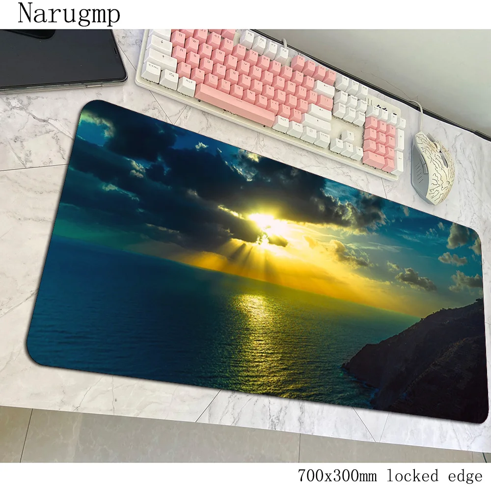 Pc Gaming World Of Warcraft - Sunset Mouse Pad Beautiful Anime Locked
