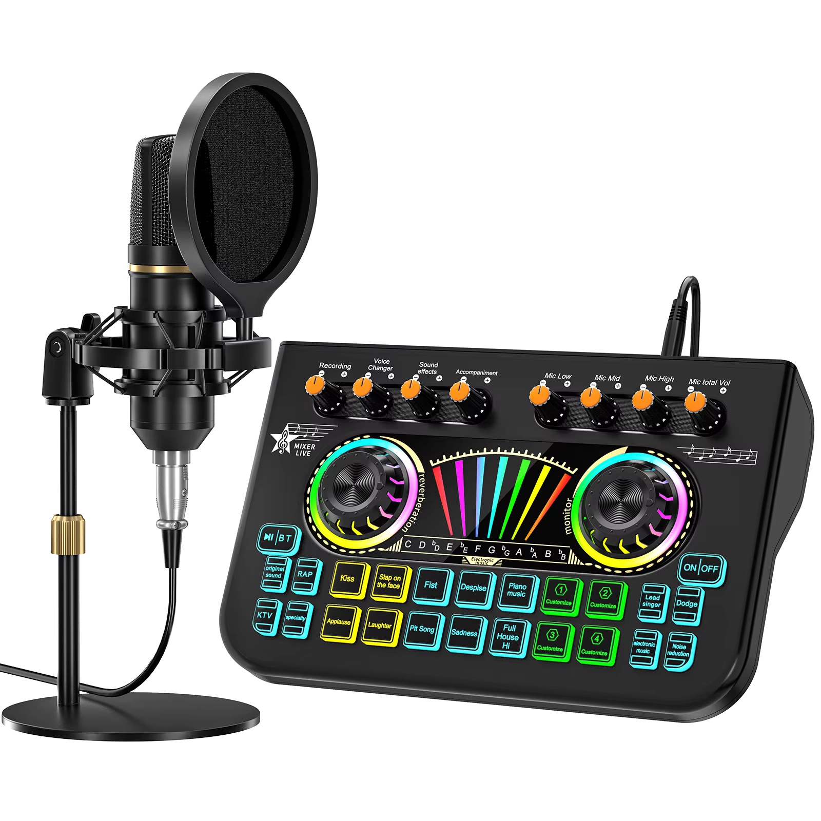 Pc Gaming Youtubers - Tenlamp X3 BM800 Podcast Microphone Bundle