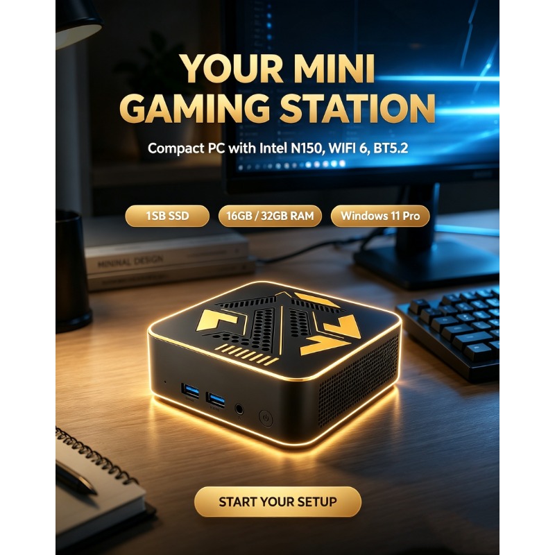 Intel Core N150 Windows 11 Aut - Pc Gaming Optimization recension och pris