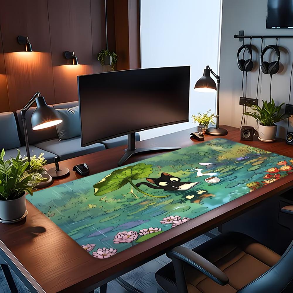 Kawaii Cat with Leaf Umbrella  - Pc Gaming Umbrella recension och pris