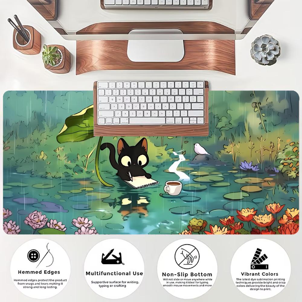 Kawaii Cat with Leaf Umbrella  - Pc Gaming Umbrella recension och pris