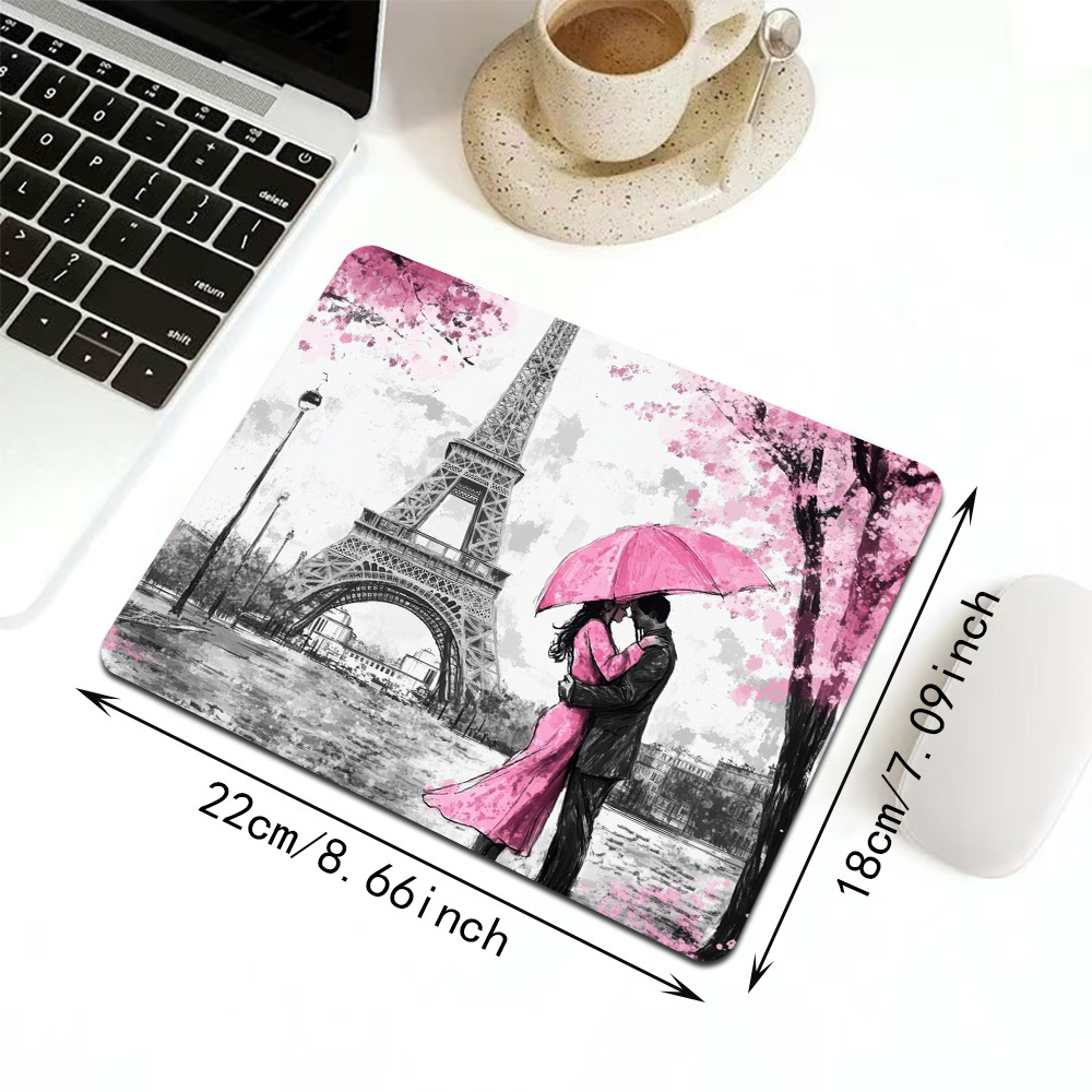 Pink Paris Umbrella Couple Des - Pc Gaming Umbrella recension och pris