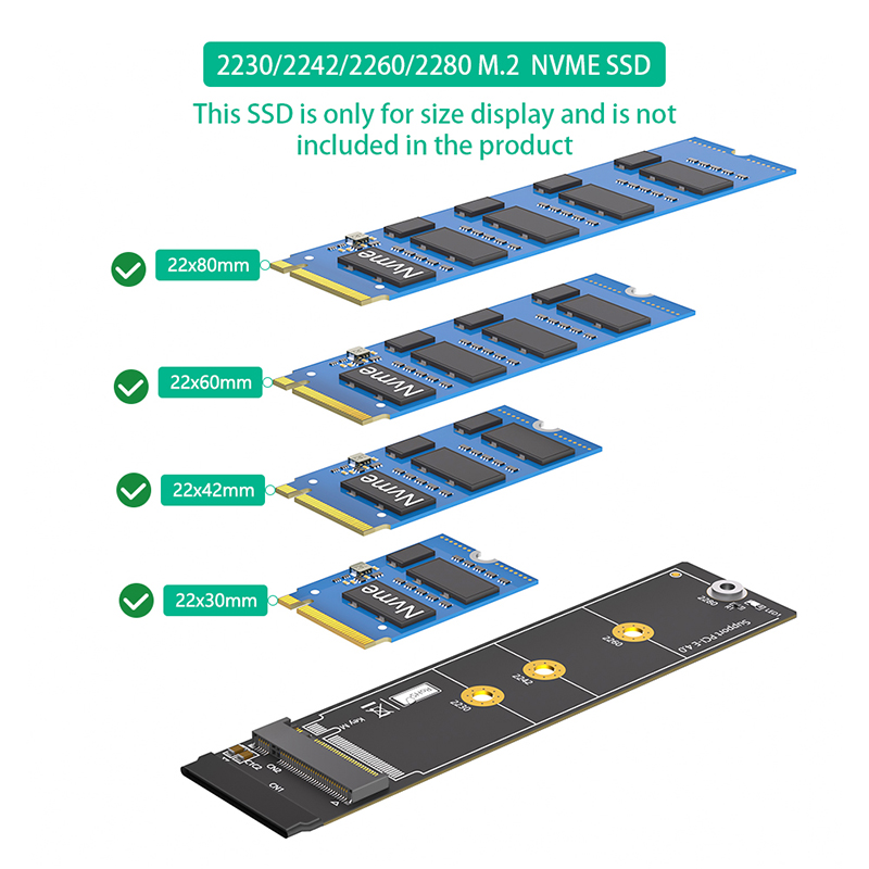 30CM M.2 NVME 4.0 Extension Ca - Pcie Riser Cable recension och pris