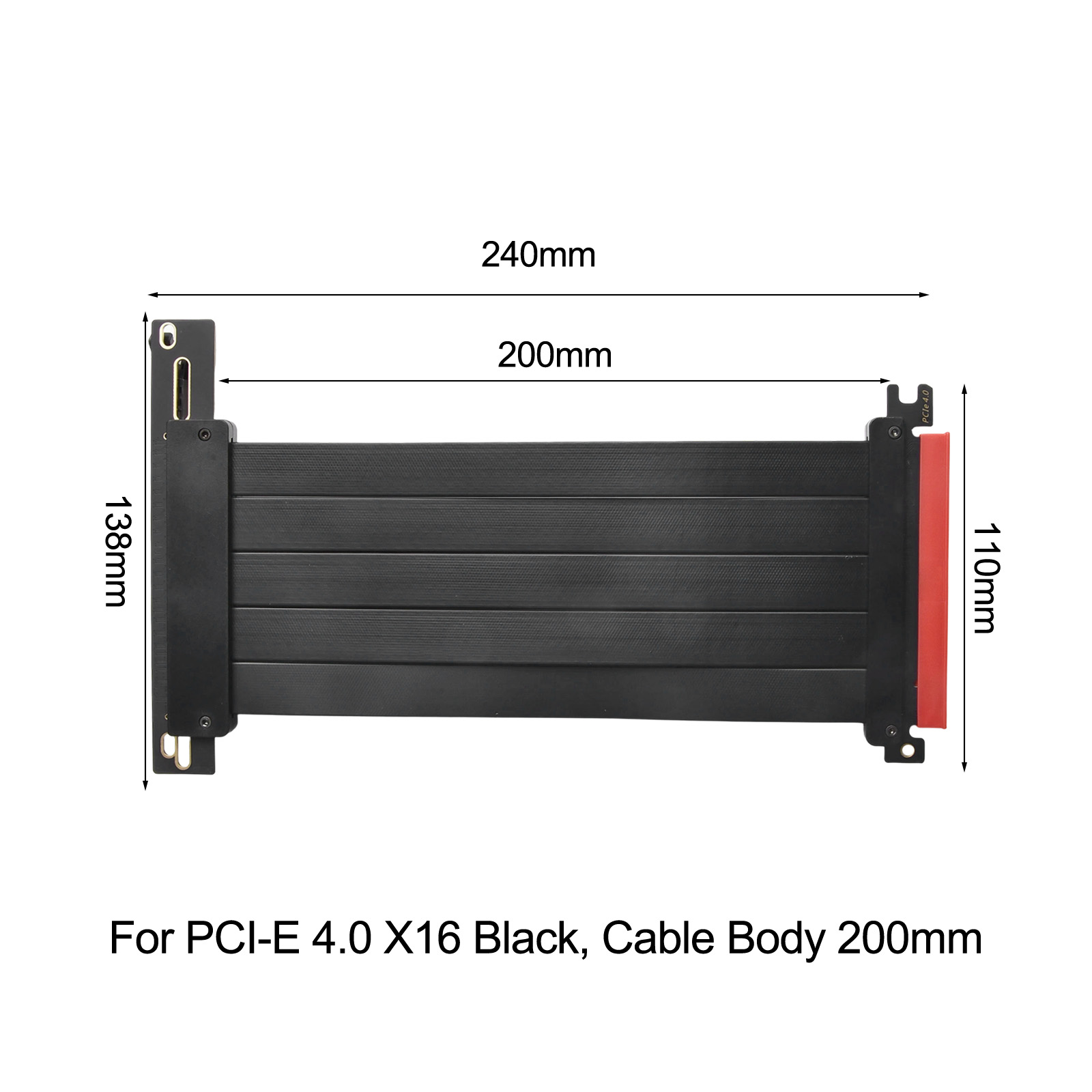 For PCIe 4.0 X16 Riser Cable 2 - Pcie Riser Cable recension och pris