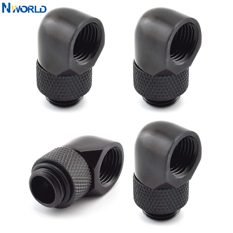 4pcs G1/4 Thread 90 Degree Fit - Pc Gaming Liquid Cooling recension och pris