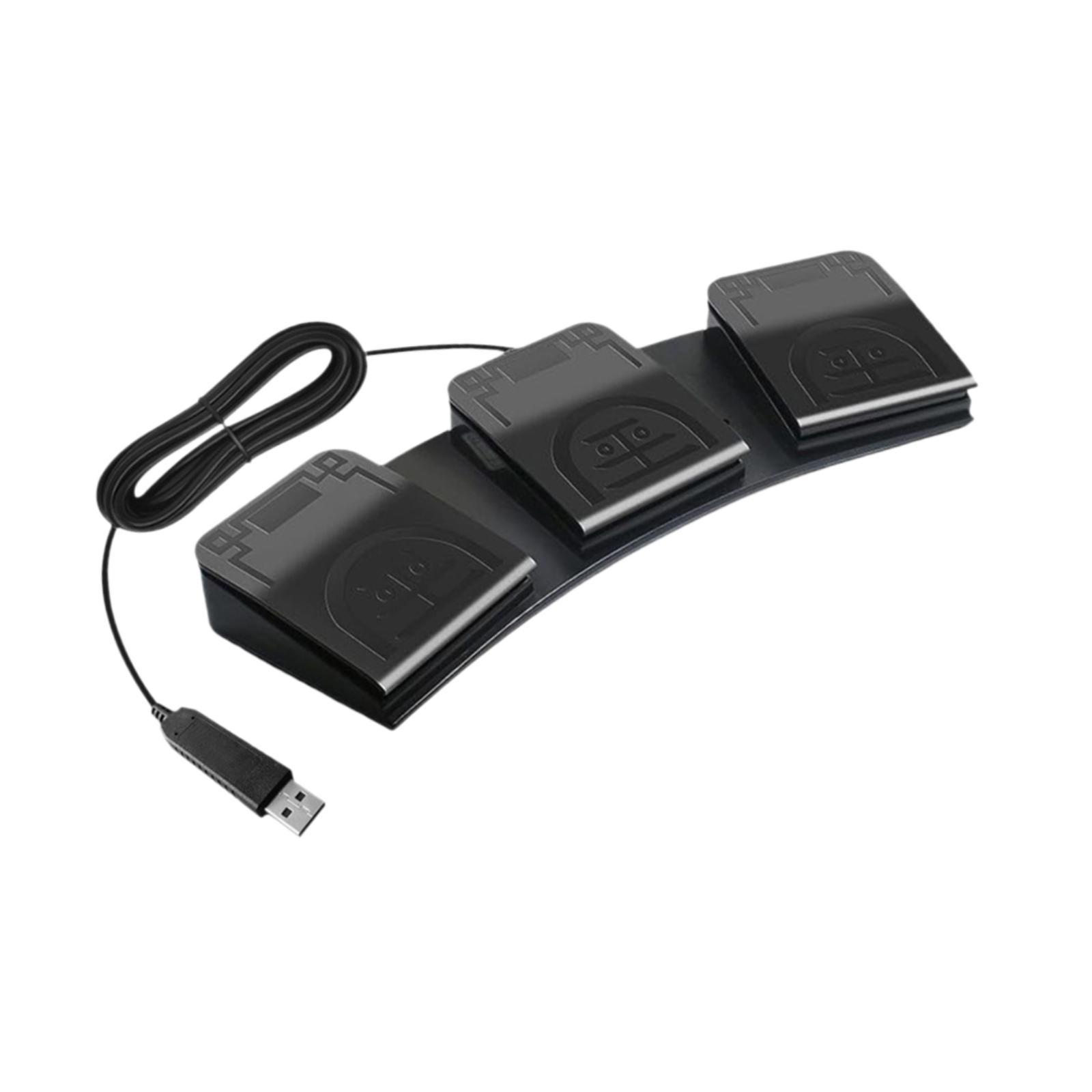 USB Triple Foot Switch Pedal R - Pc Gaming Test recension och pris