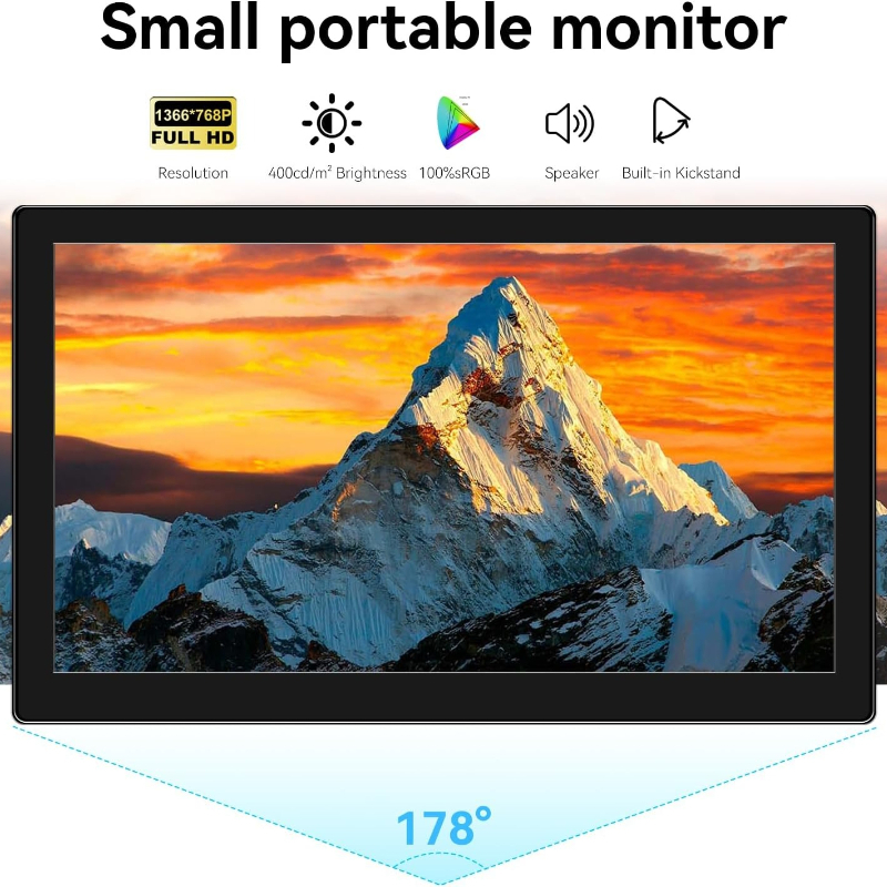 Small Touchscreen Monitor 10.1 - Pc Gaming Optimization recension och pris