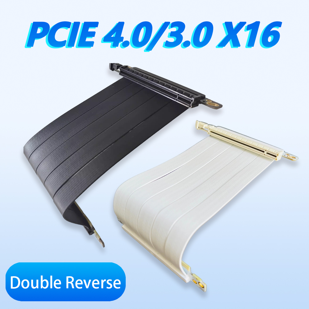PCIe 4.0 3.0 X16 Double Revers - Pcie Riser Cable recension och pris
