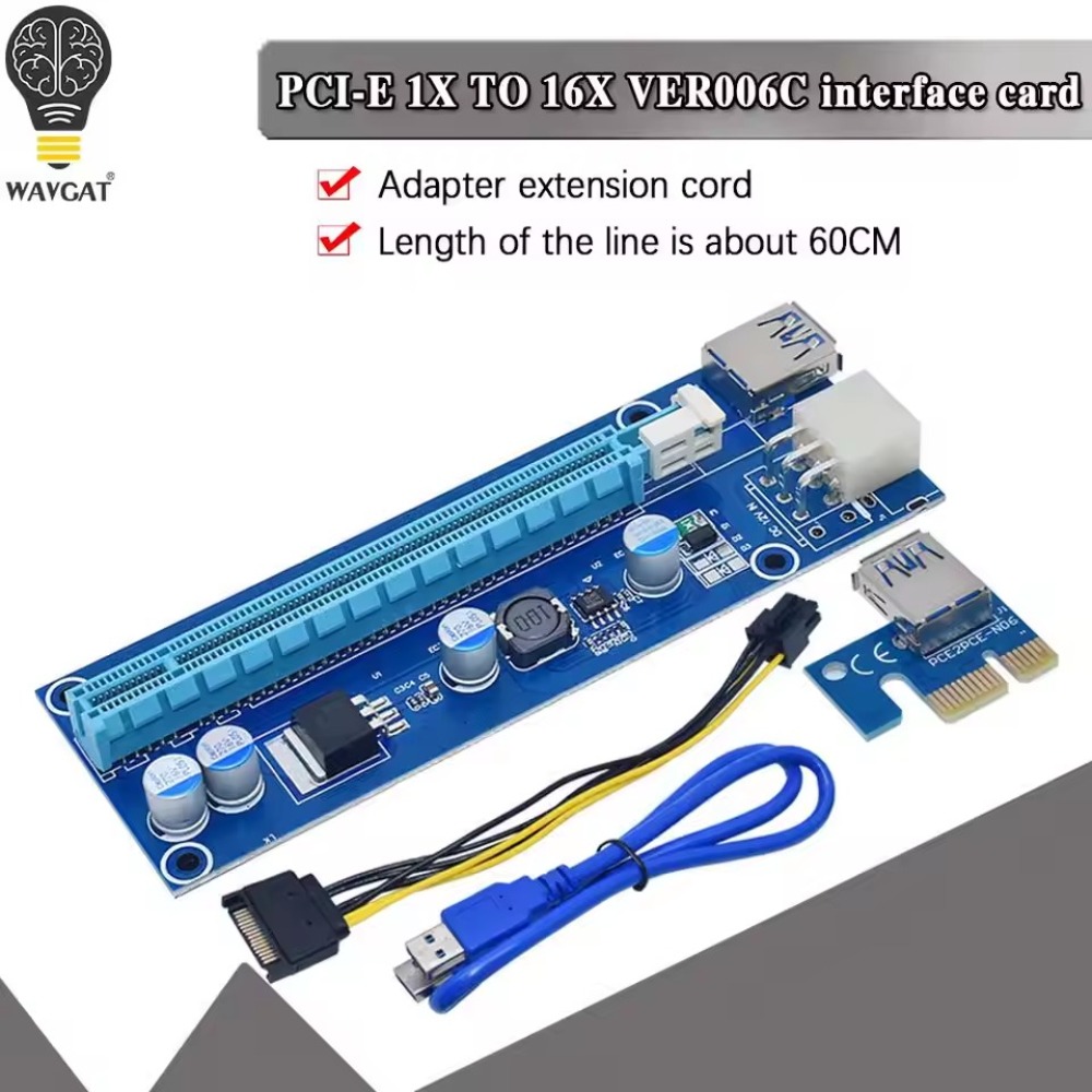 VER006C PCI-E Riser Card 006C  - Pcie Riser Cable recension och pris