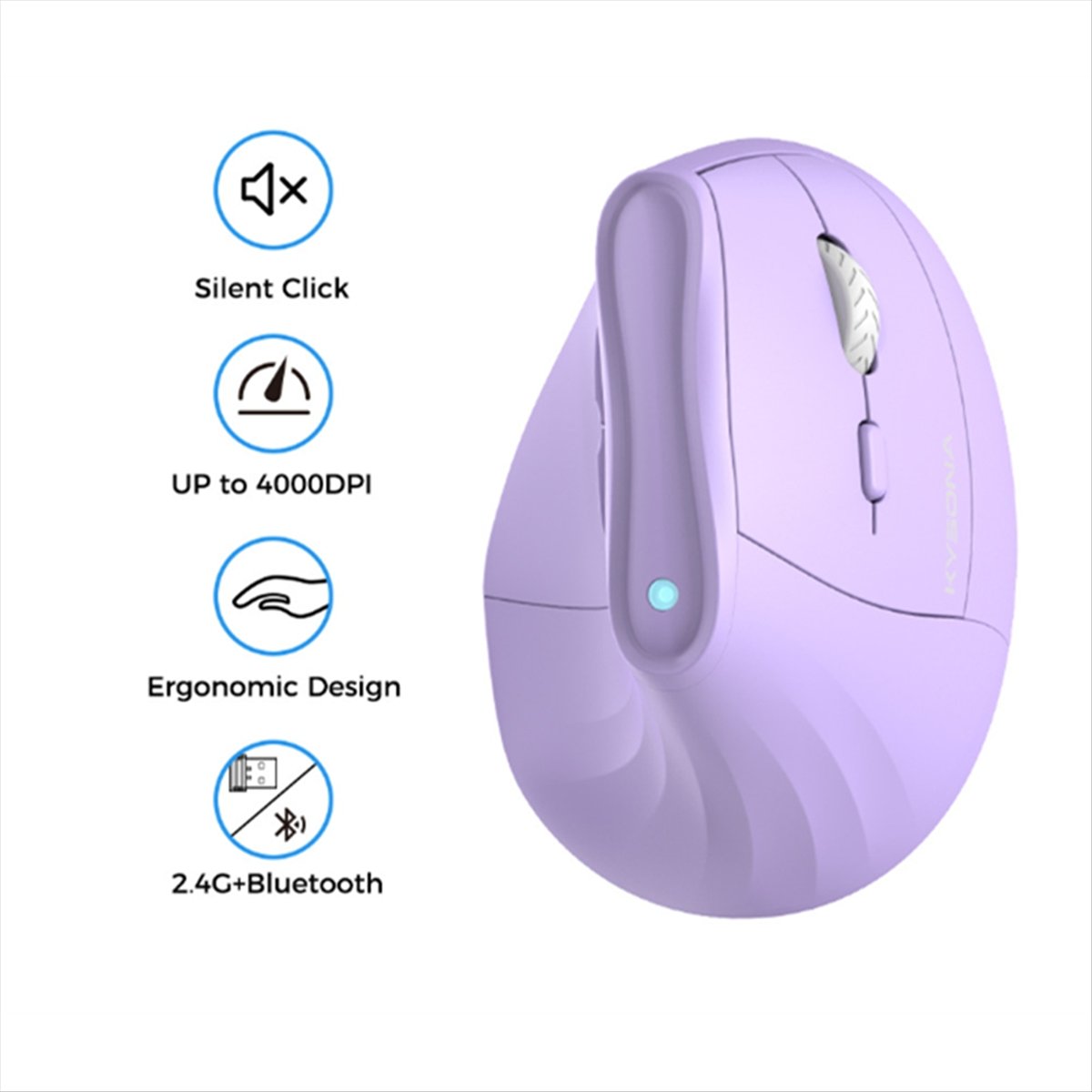 ABGN Wireless Vertical Mouse U - Pc Gaming Aaa recension och pris