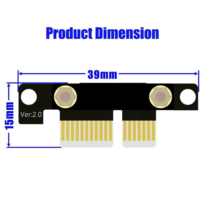 90 Degree Pci-E Pci Express 1X - Pcie Riser Cable recension och pris