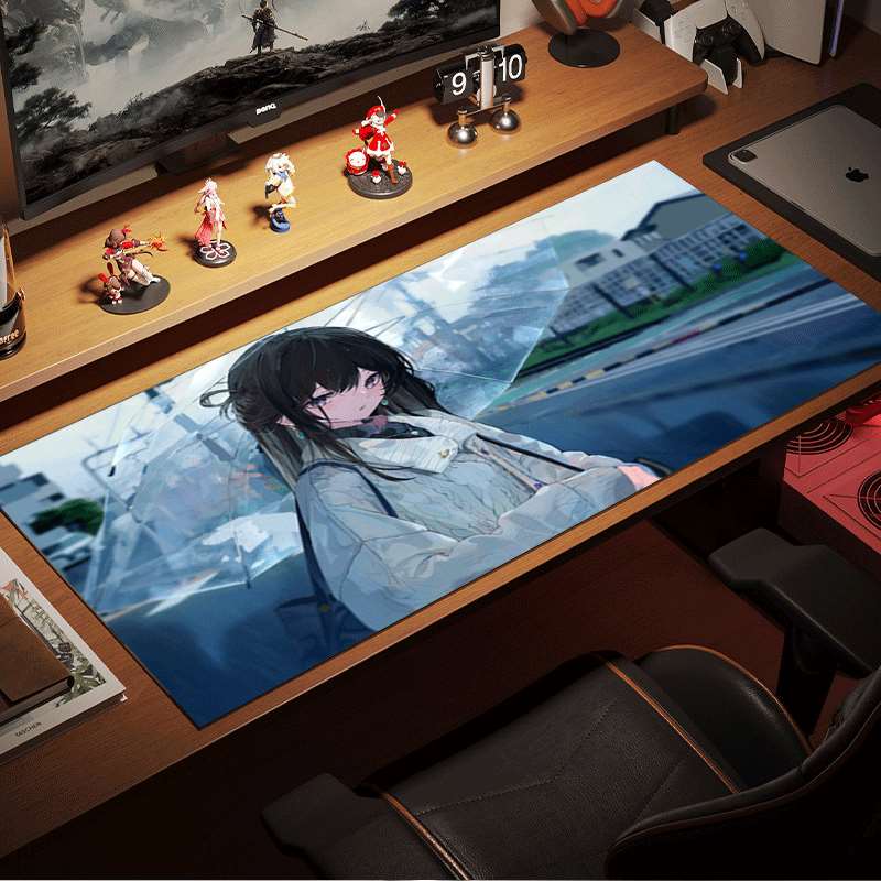 900x400mm Rainy City Anime Gir - Pc Gaming Umbrella recension och pris