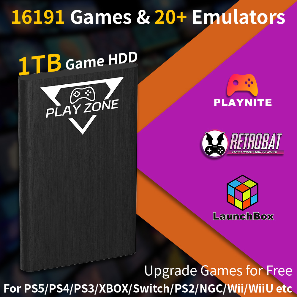 Play Zone 1TB Portable Gaming  - Pc Gaming Aaa recension och pris