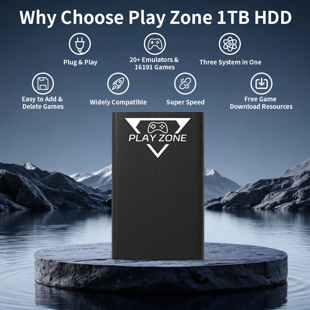 Play Zone 1TB Portable Gaming  - Pc Gaming Aaa recension och pris