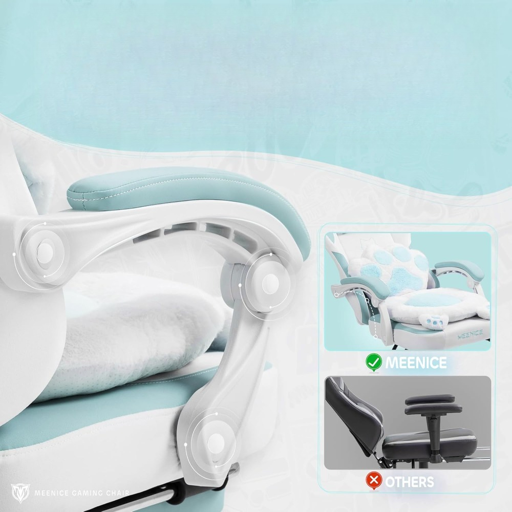 Cute Cat Ear Gaming Chair with - Pc Gaming Umbrella recension och pris