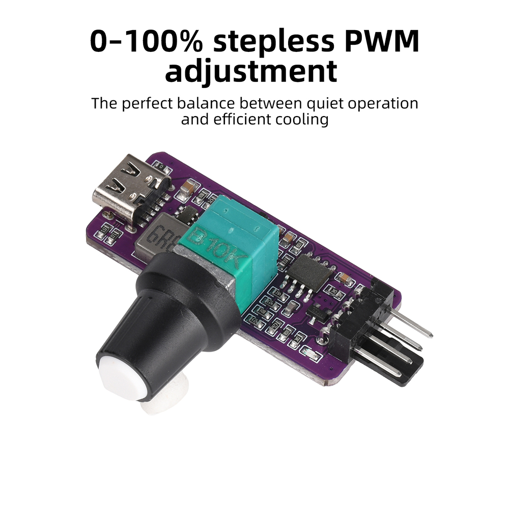 DC 12V PWM Speed Controller 4- - Pc Gaming Liquid Cooling recension och pris