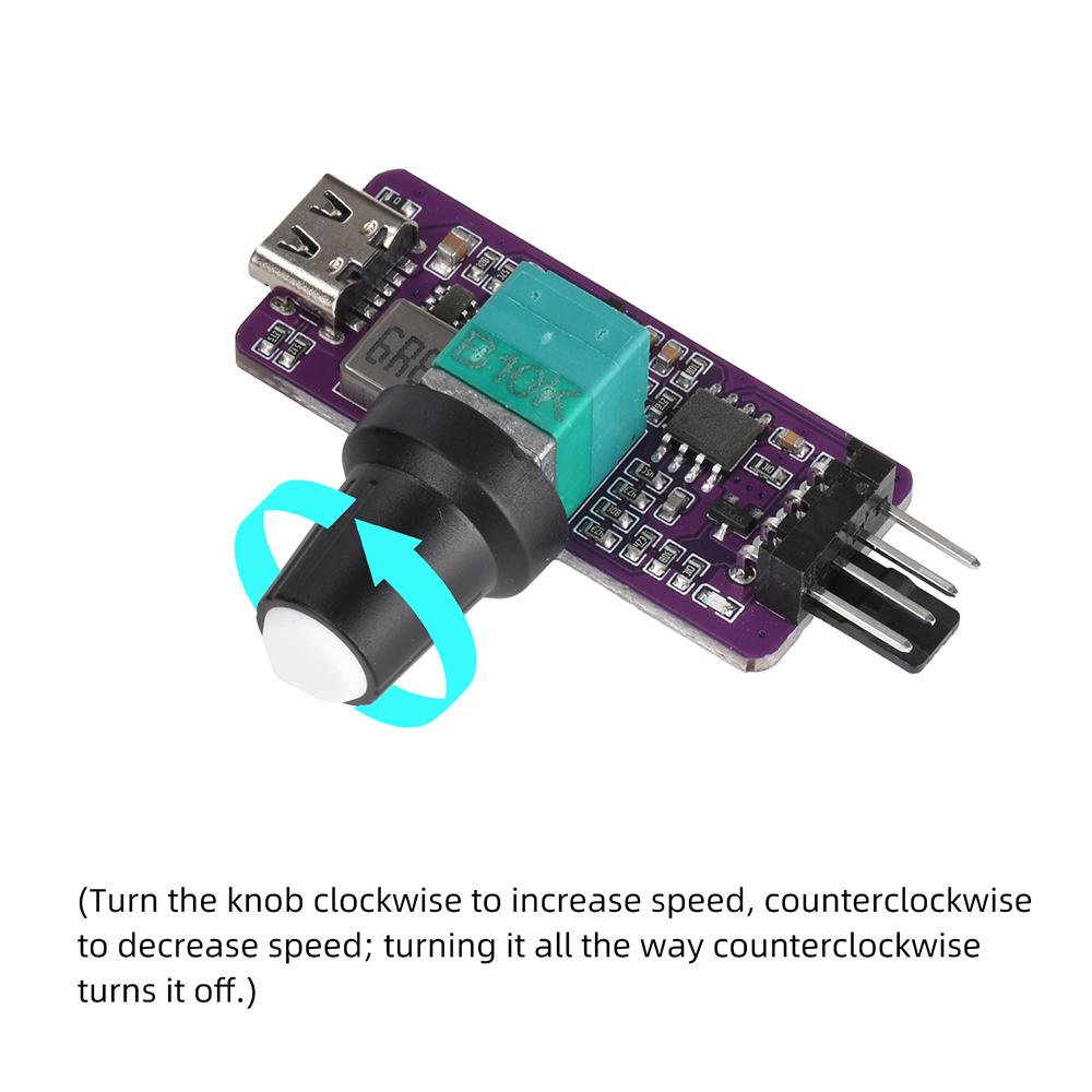 DC 12V PWM Speed Controller 4- - Pc Gaming Liquid Cooling recension och pris