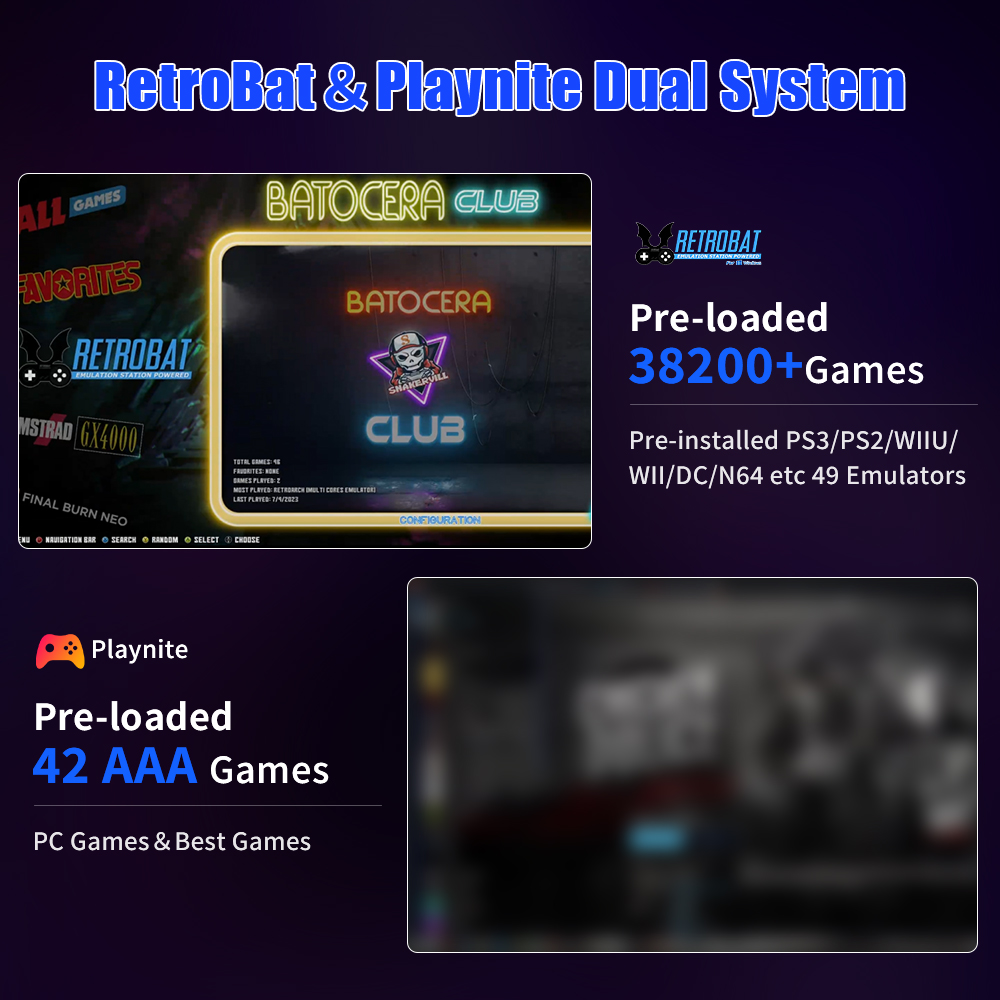 Retrobat&Playnite Gaming HDD R - Pc Gaming Aaa recension och pris