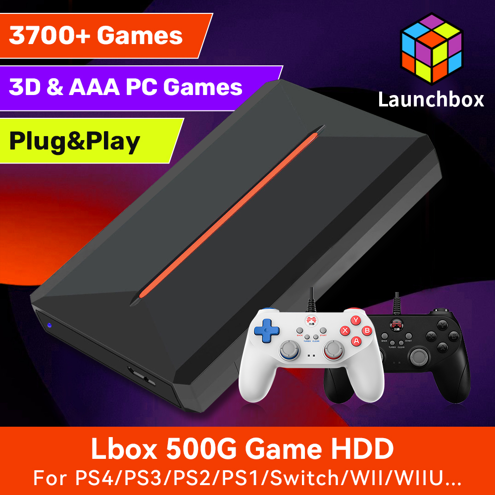 Launchbox 500G Gaming Hard Dri - Pc Gaming Aaa recension och pris